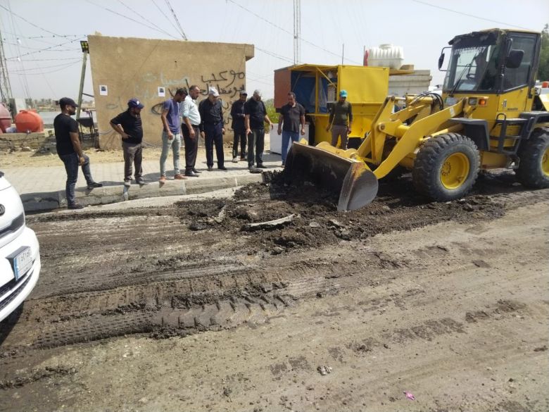 في اسبوعها السادس.. بلدية الجدول الغربي تواصل حملتها التنظيفية الخاصة الزيارة الاربعينية