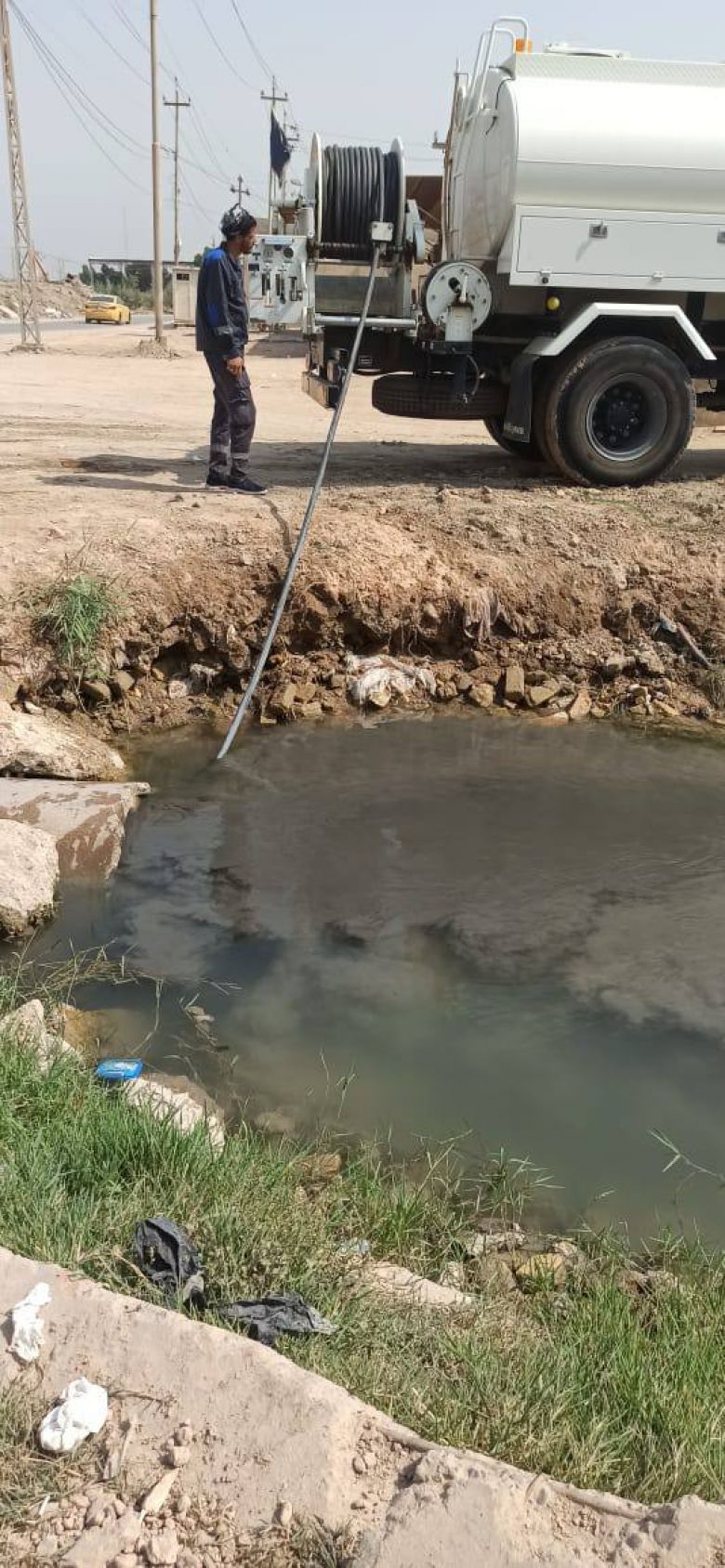 ‏على مدار 24 ساعة.. مديرية الموارد المائية بكربلاء تكثّف جهودها خلال الزيارة الأربعينية