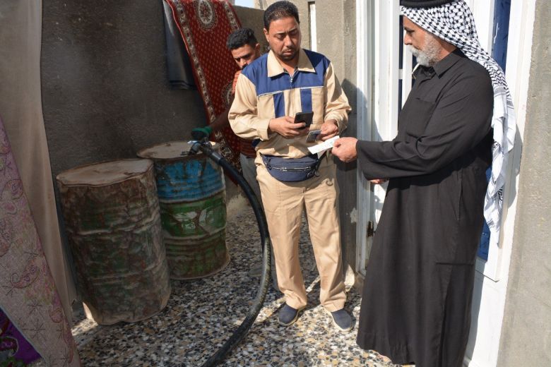 المنتجات النفطية /فرع كربلاء تكشف آلية توزيع مادة النفط الابيض على المواطنين