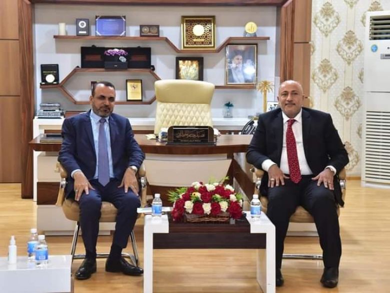 محافظ كربلاء يتباحث مع وزير العمل عددا من الملفات المهمة