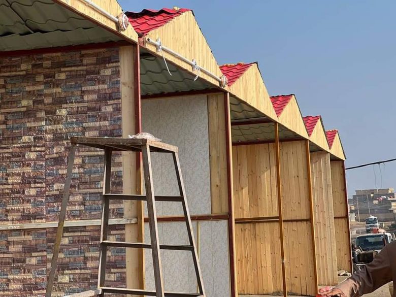 بلدية الهندية تباشر بأنشاء سوق نظامي في القضاء