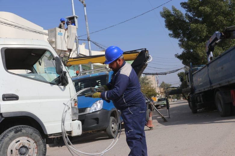 كهرباء كربلاء تنجز اعمال نصب واستبدال وتشغيل ٥ محولات كهربائية في المحافظة