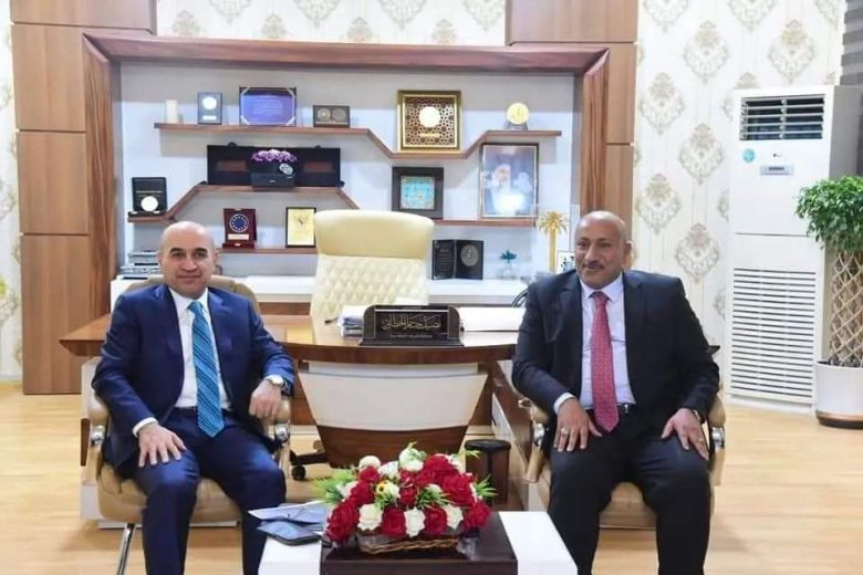 محافظ كربلاء يتباحث مع وزير الاعمار والاسكان بنكَين ريكاني سبل التعاون لتطوير الواقع الخدمي في المحافظة