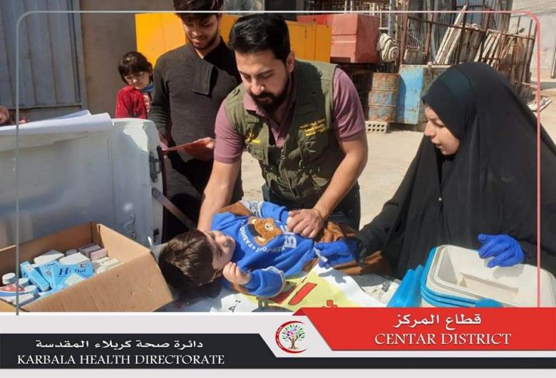 العيادة المتنقلة تلقح 115 طفلاً خلال شهر واحد