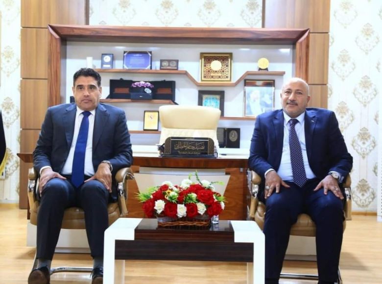 محافظ كربلاء يتباحث مع محافظ بابل سبل التعاون وتبادل الخبرات