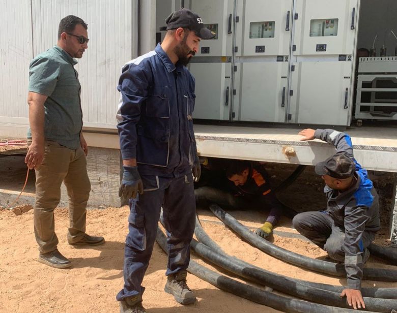 استمرار حملة ازالة التجاوزات عن الشبكة الكهربائية في كربلاء