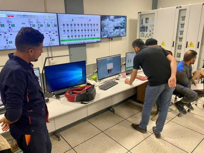 ضمن تحضيرات زيارة الأربعين.. تشغيل أولي لمحطة كهرباء رئيسية في قضاء الهندية