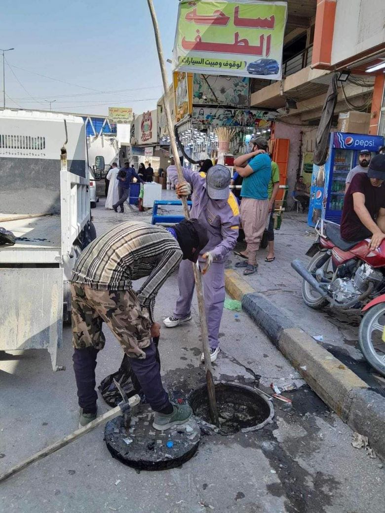 مجاري كربلاء تنفذ خطتها الخدمية الخاصة بزيارة الاربعين