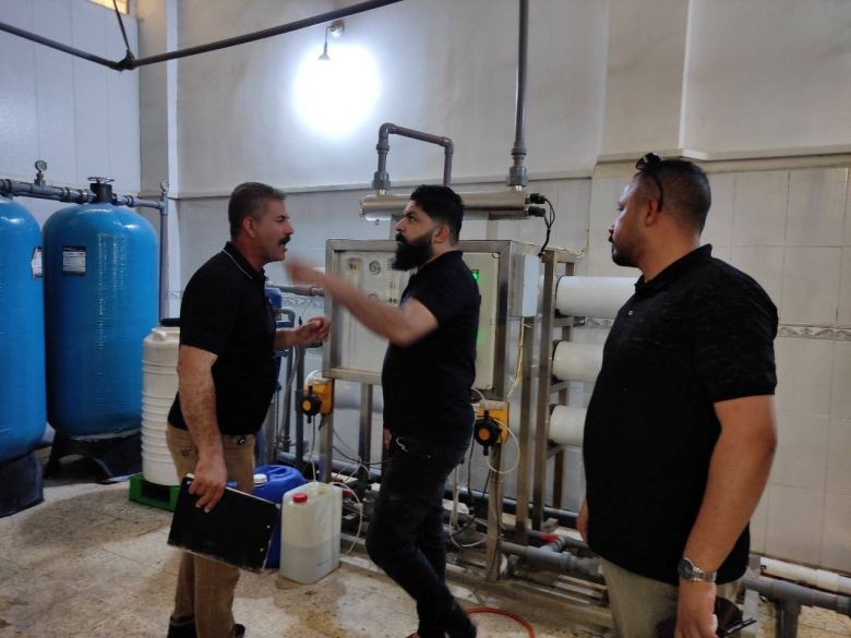 بيئة كربلاء تجري زيارات تفتيشية لمعامل تعبئة وتنقية المياه