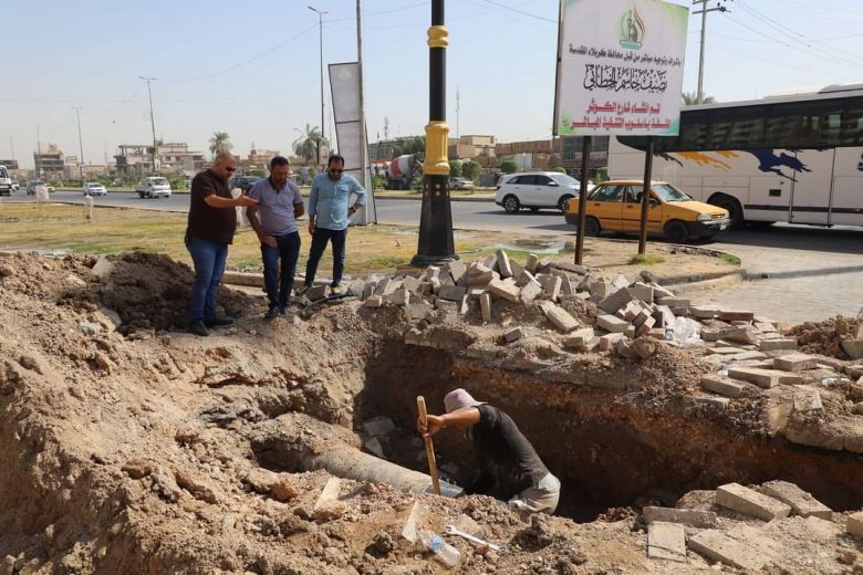 مجاري كربلاء تنفذ حملات استباقية استعداداً لموسم الامطار
