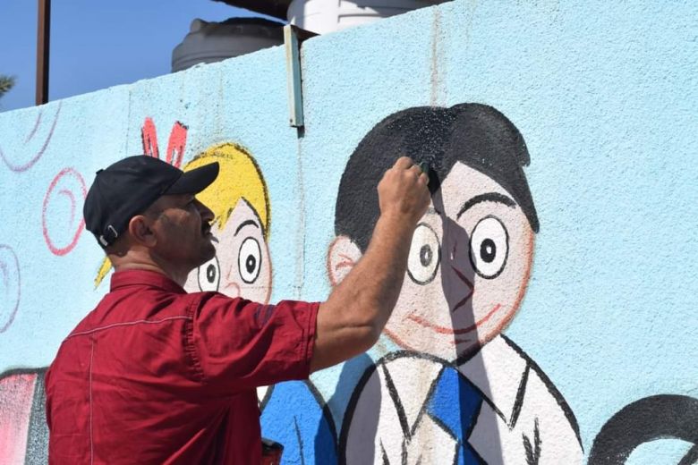 مبادرة إنسانية ذات ميزة فنية لرجل آمن كربلائي