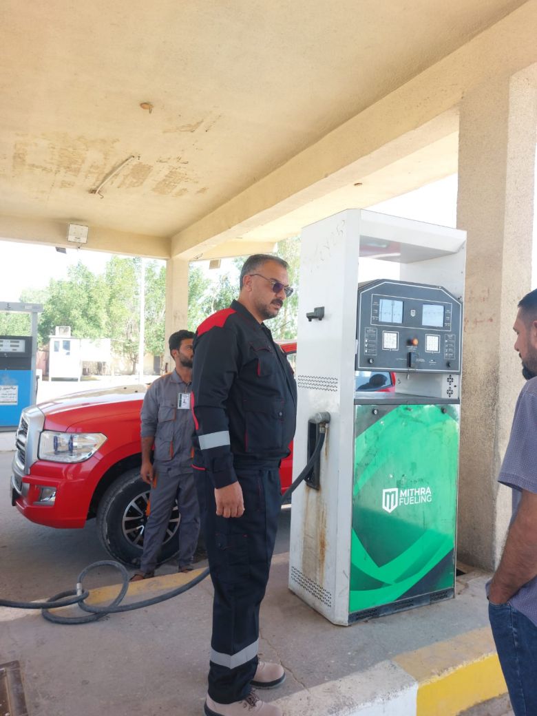 المنتجات النفطية / فرع كربلاء تجهز المنافذ التوزيعية بمضخات حديثة