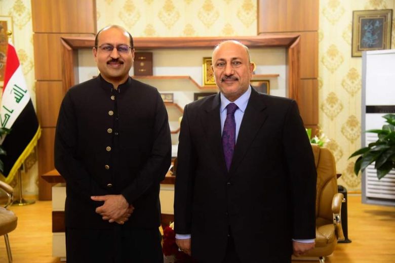 محافظ كربلاء يتباحث آفق التعاون المشترك مع جمهورية باكستان الإسلامية