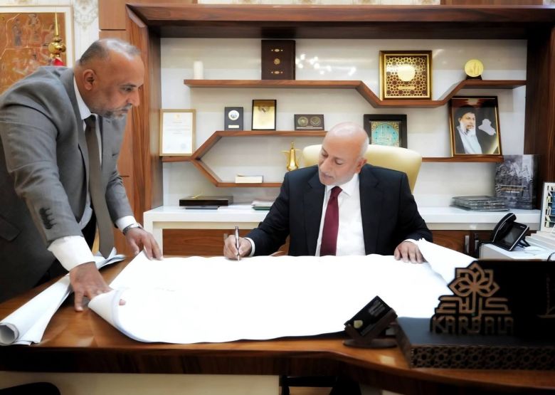 محافظ كربلاء يصادق على تصاميم أراضٍ سكنية في قضاء الحر تمهيداً لتوزيعها على مختلف الشرائح