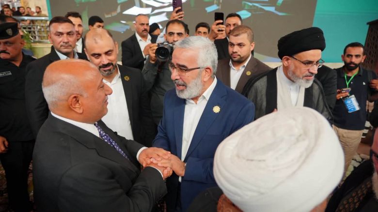 محافظ كربلاء المقدسة يحضر حفل إطلاق ألفية الحوزة العلمية في النجف الأشرف